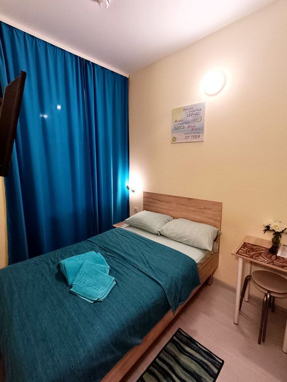 Двухместный номер с 1 кроватью бюджетный с окнами в холл