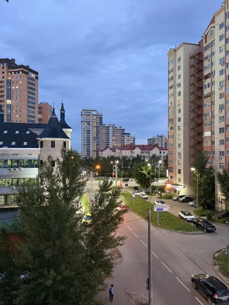 Вид с балкона лето 