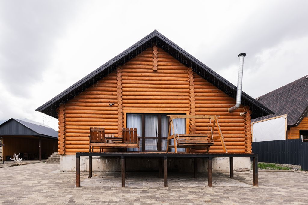 Дом из сруба с 4-мя спальнями