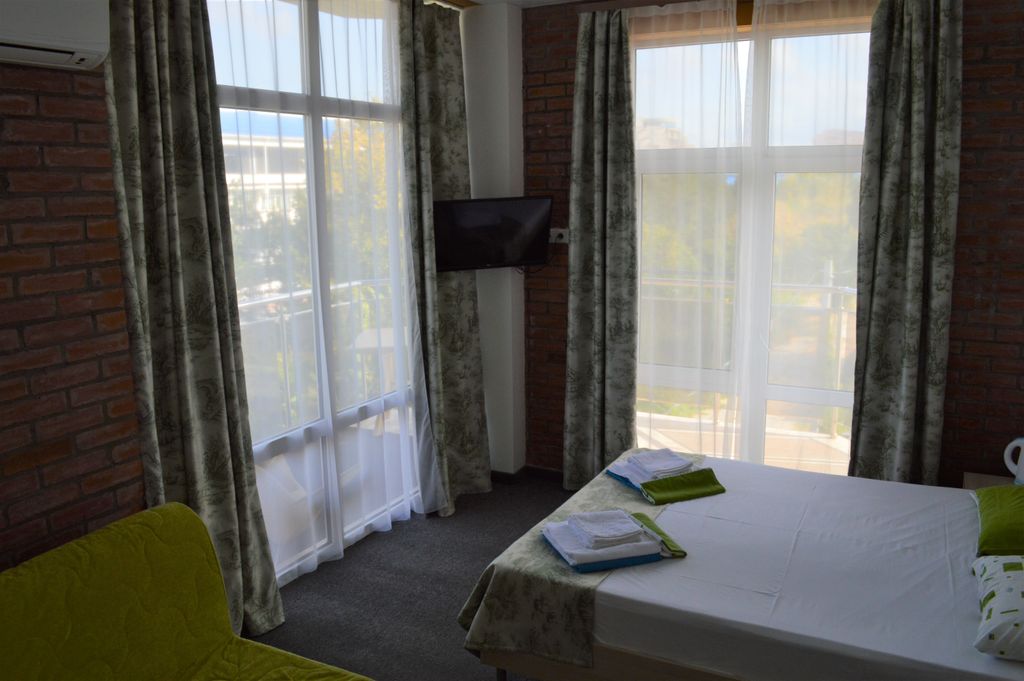 Двухместный номер с 1 кроватью комфорт с балконом Панорама парк (двуспальная+футон)