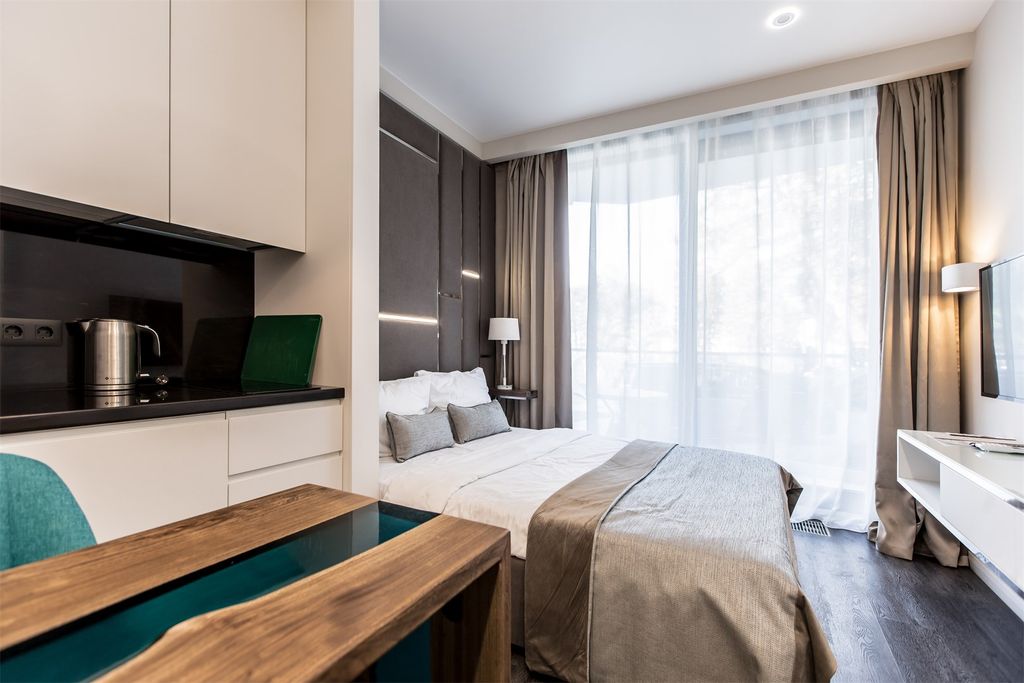 Двухместный номер с 1 кроватью студия без вида