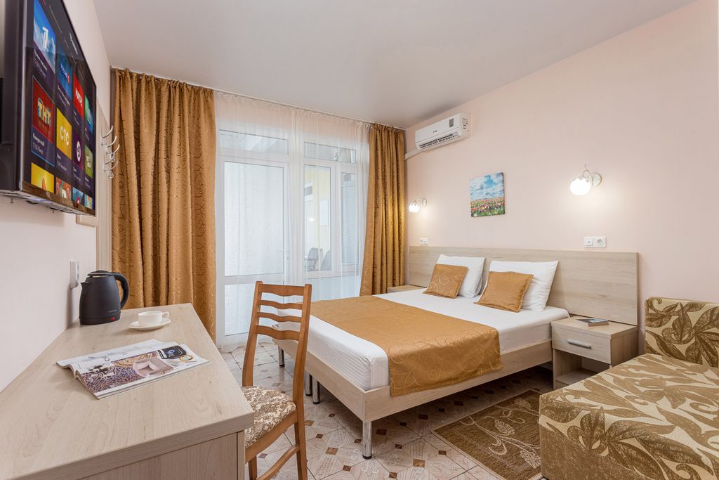 Двухместный номер с 1 кроватью или 2 односпальными кроватями корпус А комфорт