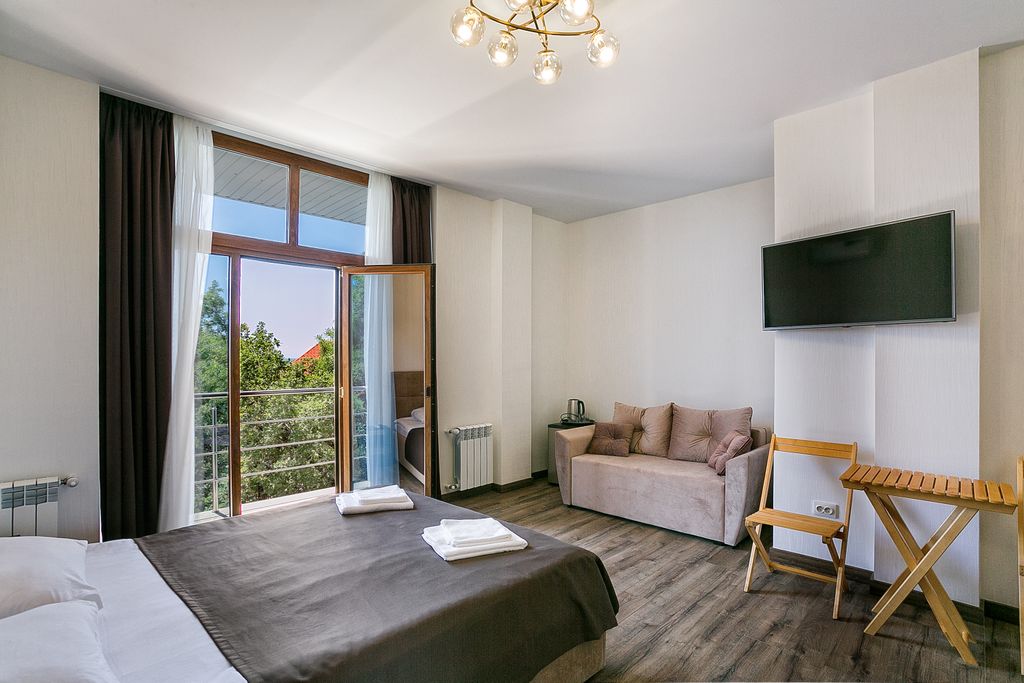 Двухместный номер с 1 кроватью стандарт с видом на море