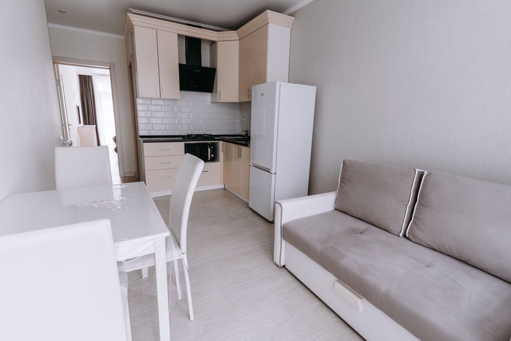 Апартаменты однокомнатные на первом этаже