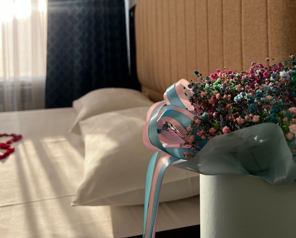 Трёхместный номер стандарт с видом на горы