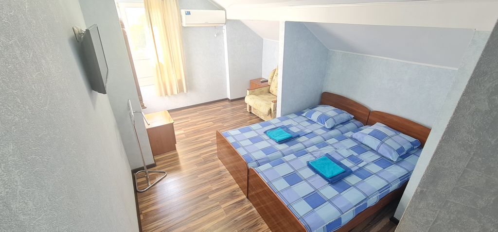 Двухместный номер с 1 кроватью стандартный номер с двуспальной кроватью (мансарда)