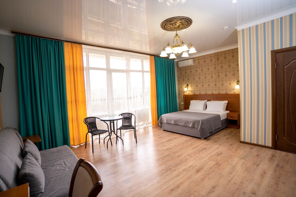 Двухместный номер с 1 кроватью 1-комнатный полулюкс