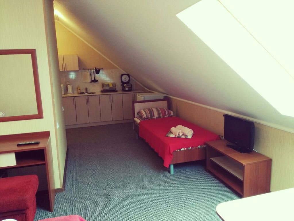 Семейный номер четырёхместный мансардный с кухней