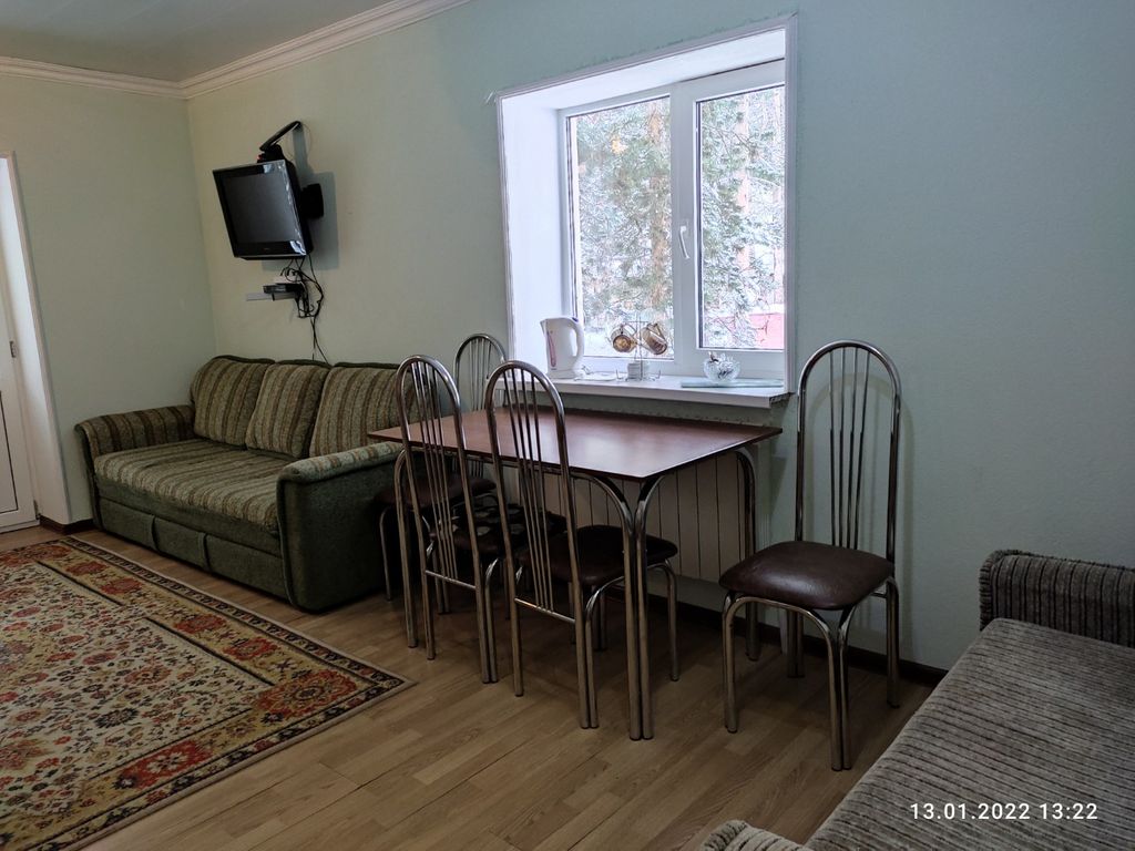 Четырёхместный номер уютный