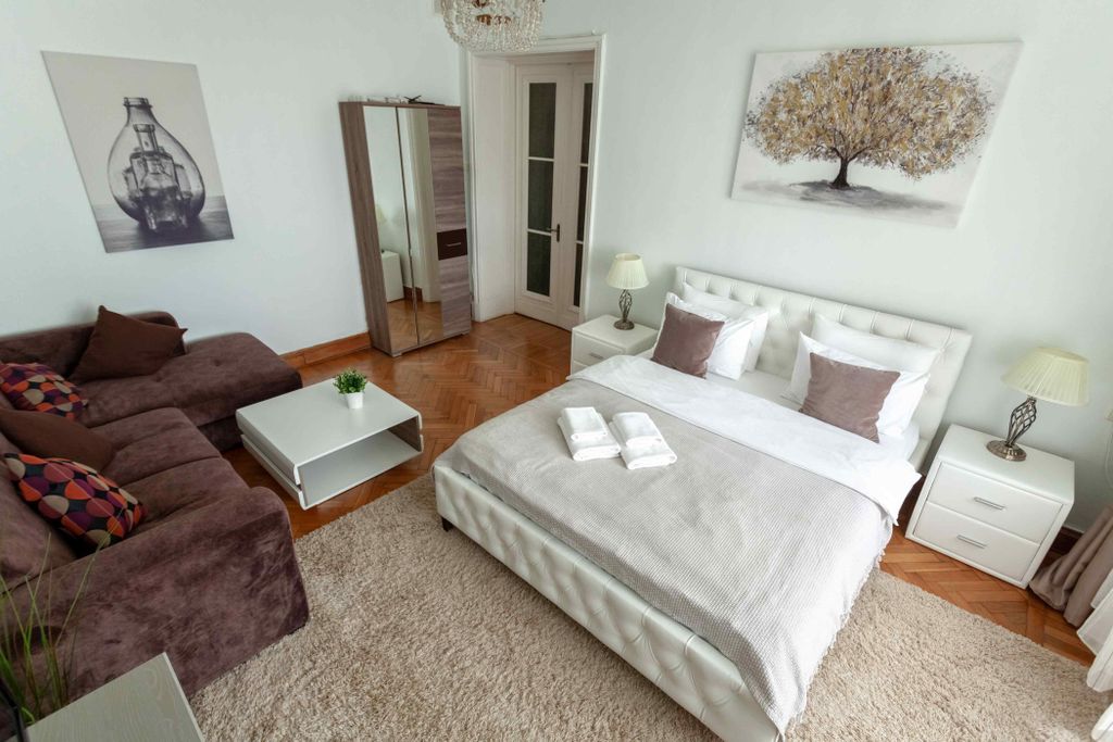 Апартаменты Люкс с балконом и видом на Москва-Сити