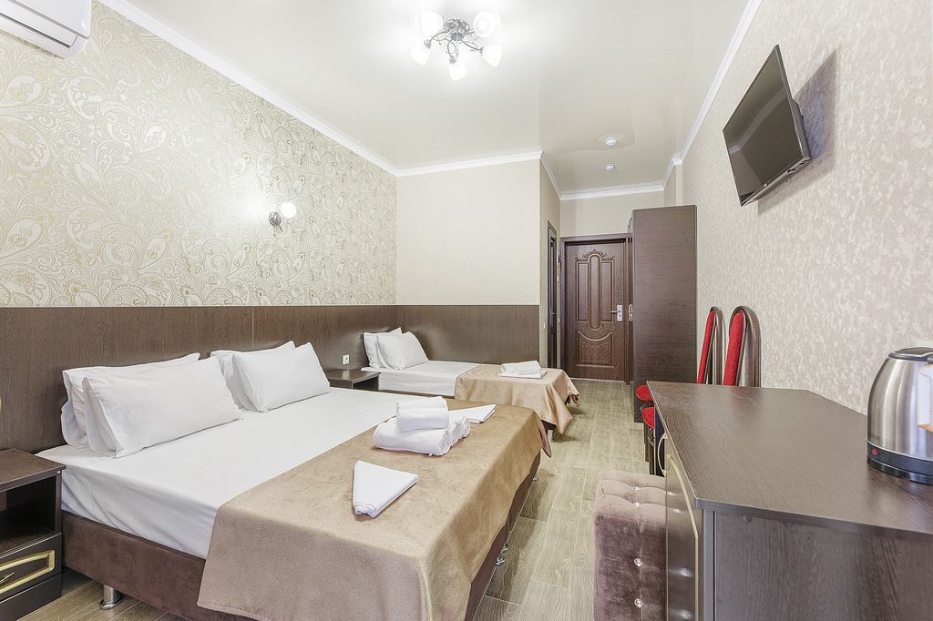 Трёхместный номер делюкс на 1-ой линии