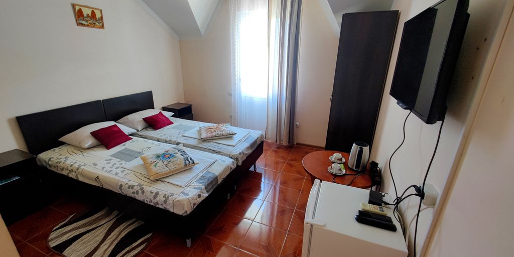 Двухместный номер с 1 кроватью стандарт c балконом