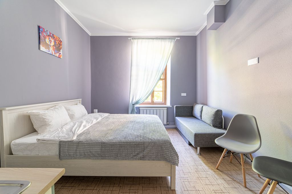 Двухместный номер с 1 кроватью с кондиционером, без TV