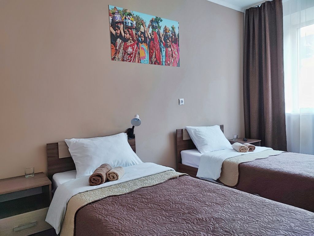 Двухместный номер с 2 отдельными кроватями стандарт с видом на город