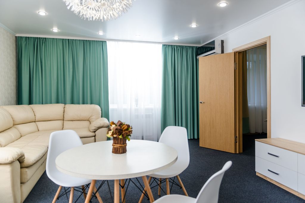 Семейный номер Двухкомнатный с кухонной зоной