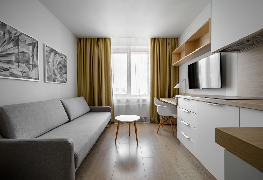 Двухместный номер с 1 кроватью Студия (Первая категория)