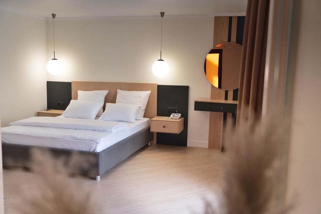 Двухместный номер с 1 кроватью апартаменты с террасой и кухней