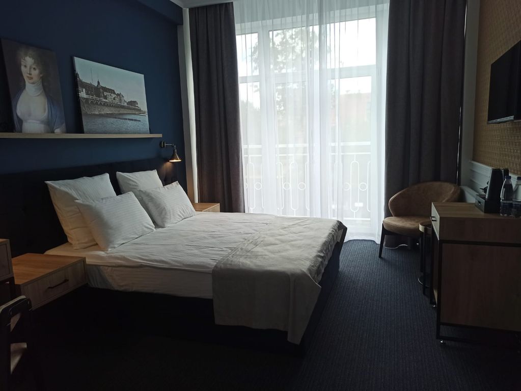 Двухместный номер с 1 кроватью с видом на город