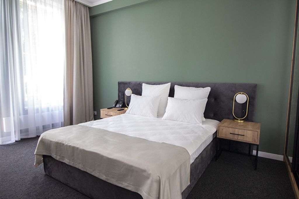 Двухместный номер с 1 кроватью люкс с видом на город