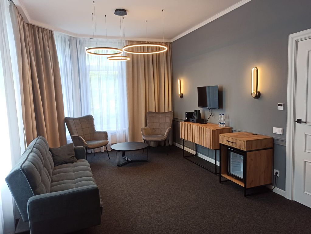 Двухместный номер с 1 кроватью люкс с видом на парк