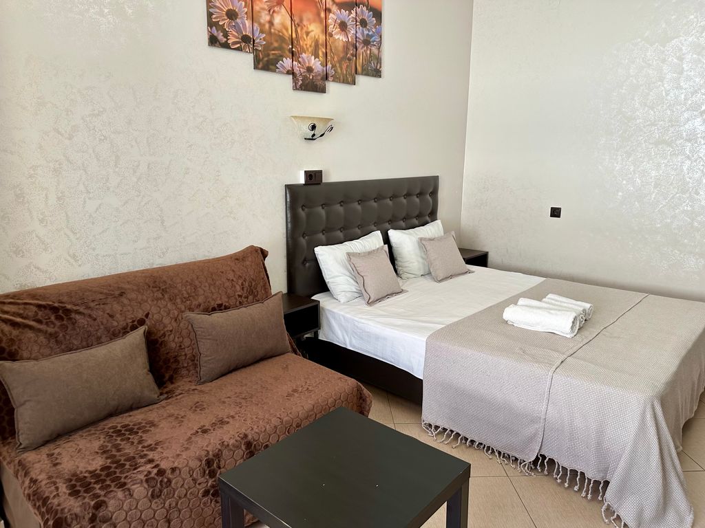 Двухместный номер с 1 кроватью улучшенный с видом на горы