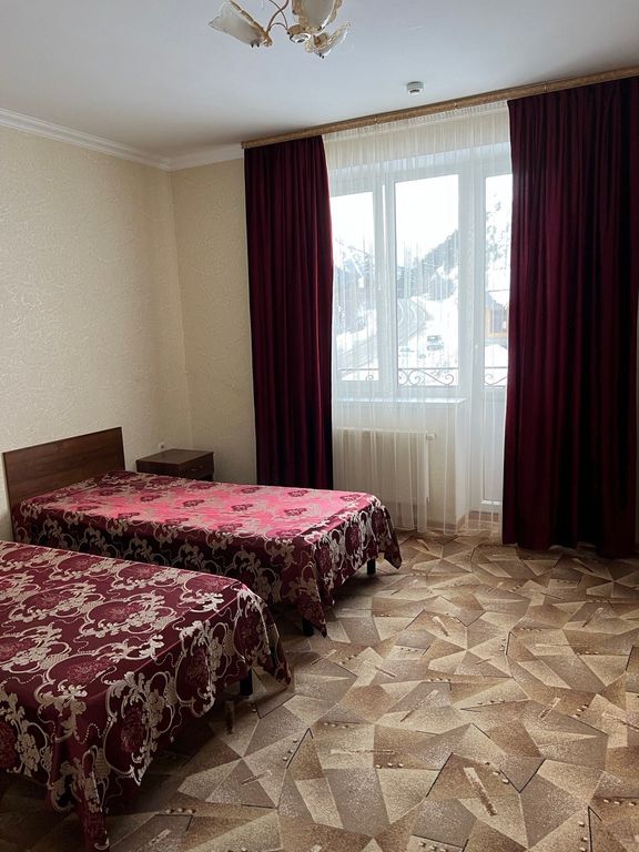 Двухместный номер с 2 отдельными кроватями стандарт с видом на горы