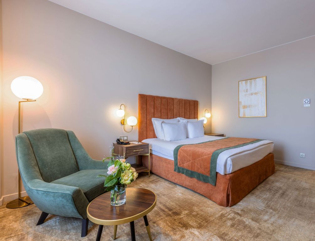 Двухместный номер с 1 кроватью Студио с кроватью King Size | Вид на город