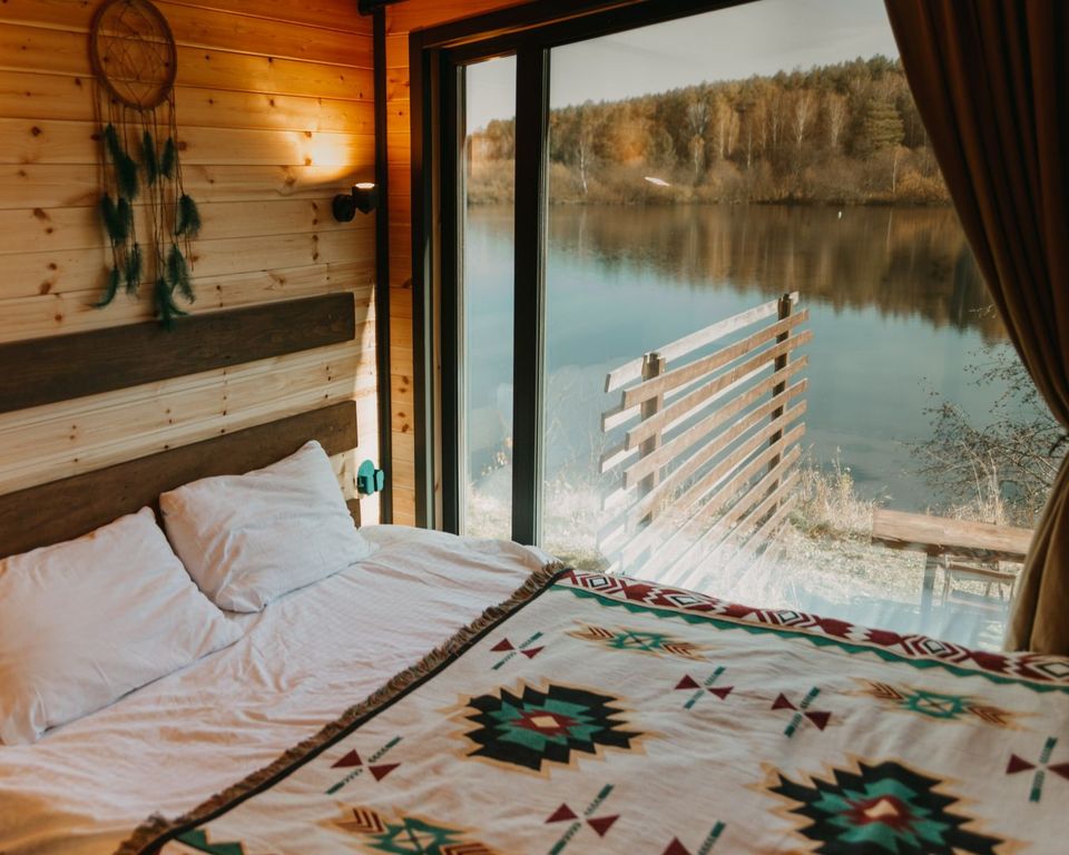 Дом туманный рассвет