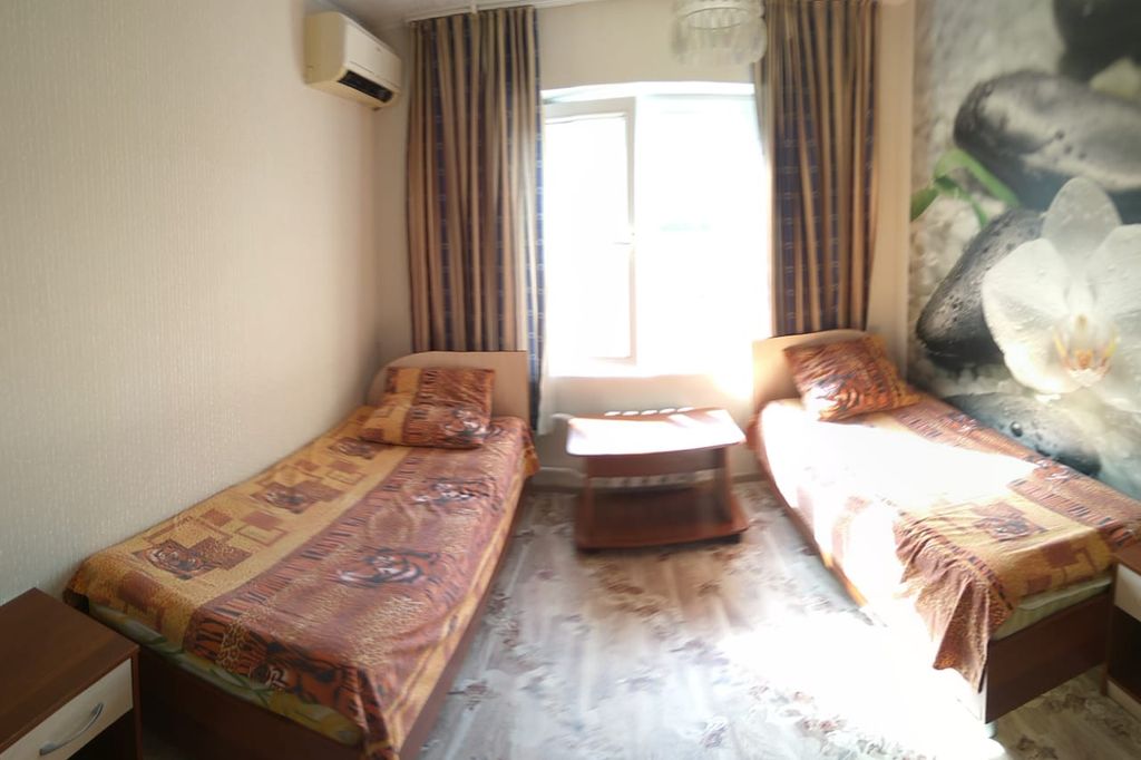 Двухместный номер с 2 отдельными кроватями эконом с видом на город