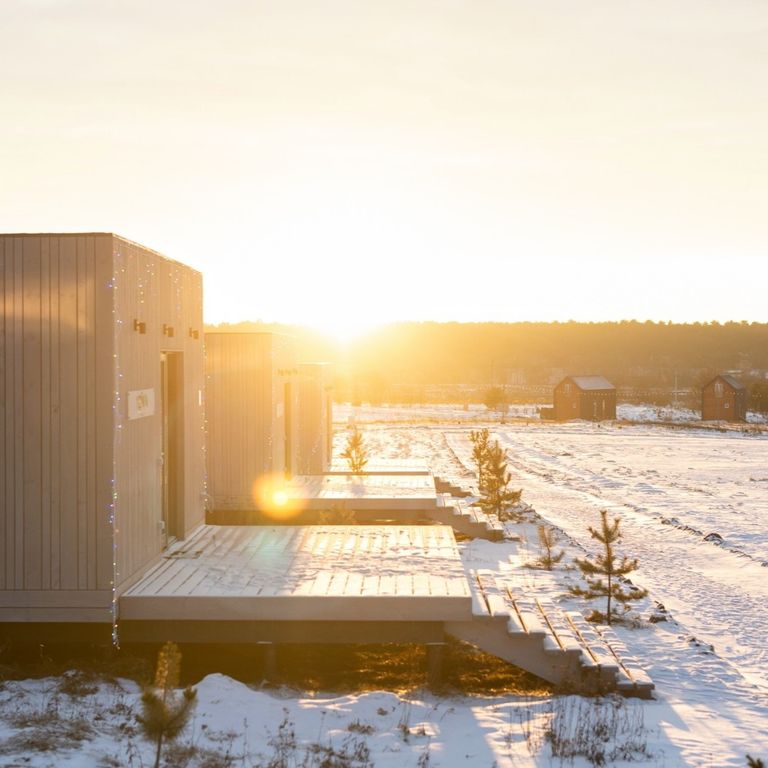 Домик-куб мини-дом