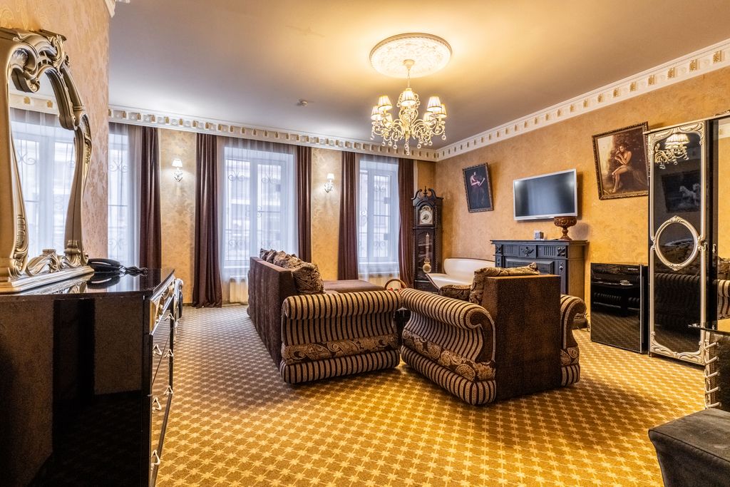 Двухместный номер с 1 кроватью люкс