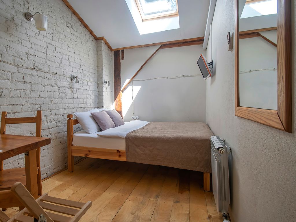 Двухместный номер с 1 кроватью мансарда