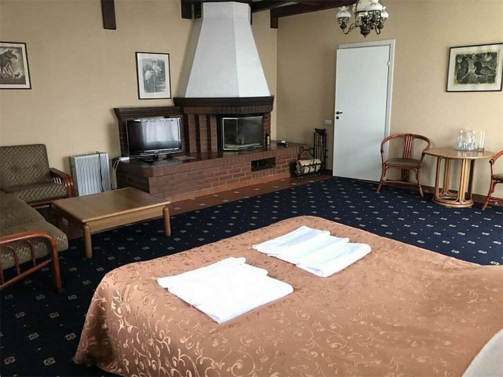 Двухместный номер с 1 кроватью люкс с камином