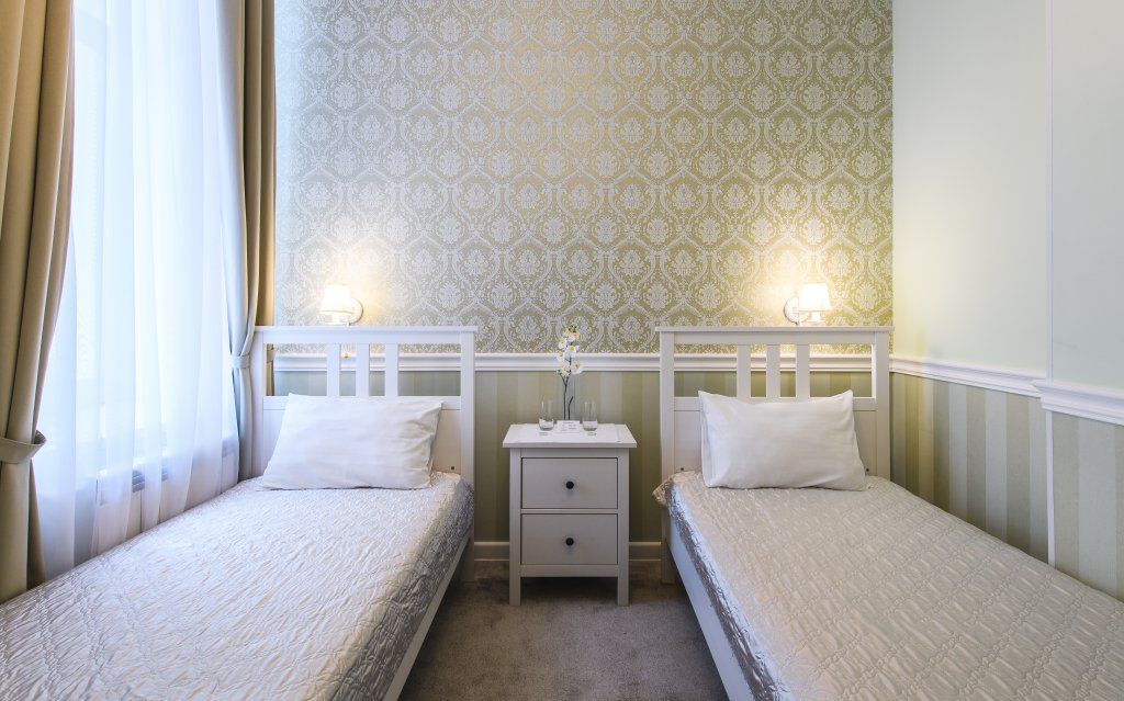 Двухместный номер с 2 отдельными кроватями улучшенный с видом на город