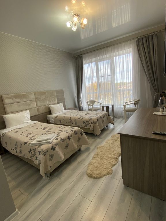 Двухместный номер с 2 отдельными кроватями люкс с видом на город