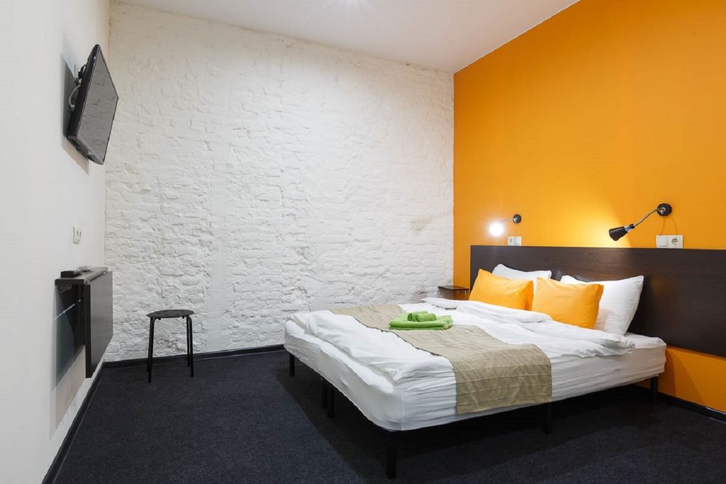 Двухместный номер с 1 кроватью или 2 раздельными бюджетный без окна