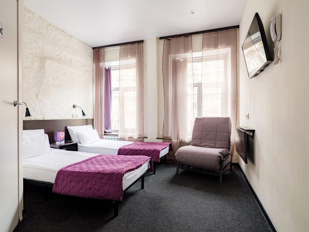 Двухместный номер с 1 кроватью или 2 раздельными с дополнительным местом