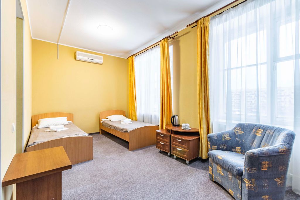 Двухместный номер с 2 отдельными кроватями стандарт с собственными удобствами