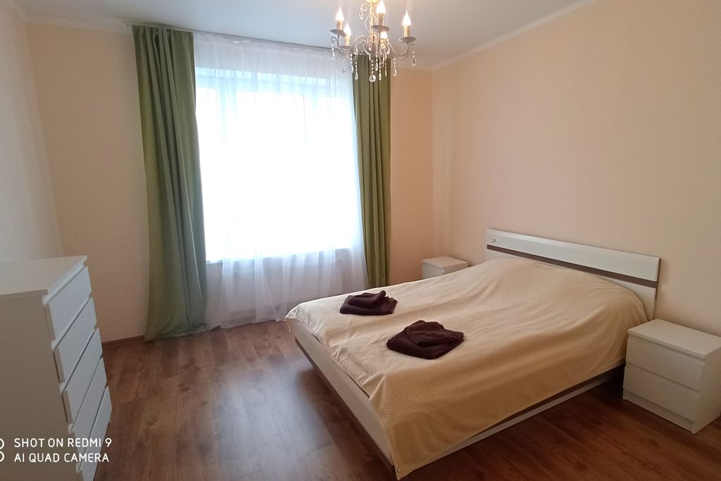 Четырёхместный двухкомнатные апартаменты с балконом №51