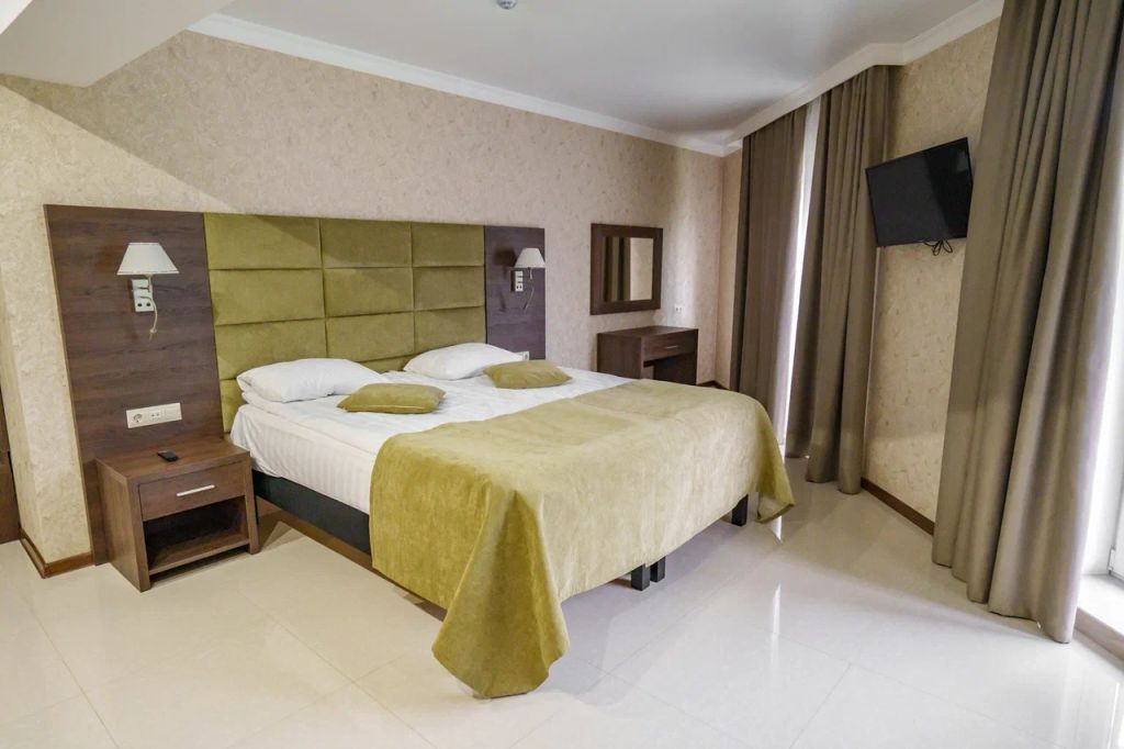 Двухместный номер с 1 кроватью евро с кухней и балконом