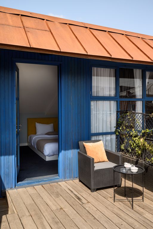 Одноместный номер с террасой