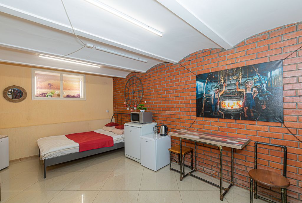 Двухместный номер с 1 кроватью стандарт без окна