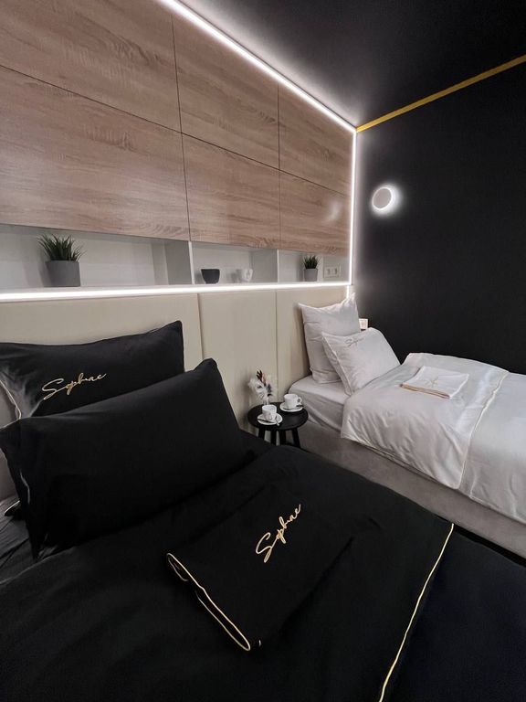 Двухместный номер с 2 отдельными кроватями Черный номер