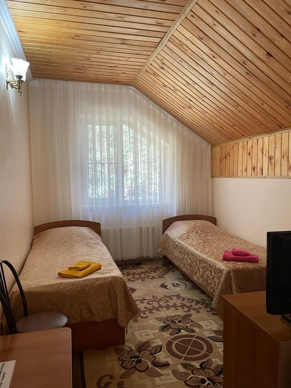 Двухместный номер с 2 отдельными кроватями стандарт с видом на горы