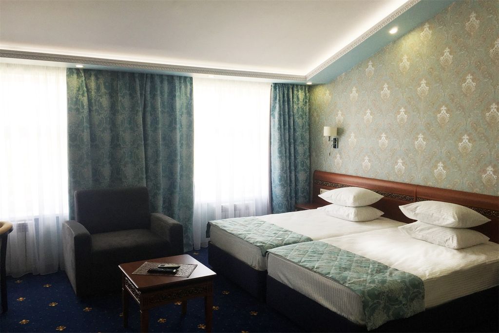 Двухместный номер с 2 отдельными кроватями люкс с джакузи