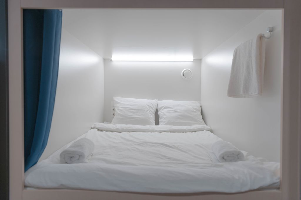 Двухместный номер с 1 кроватью капсула