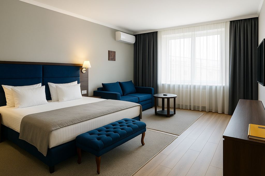 Двухместный номер с 1 кроватью или 2 раздельными улучшенный, полулюкс