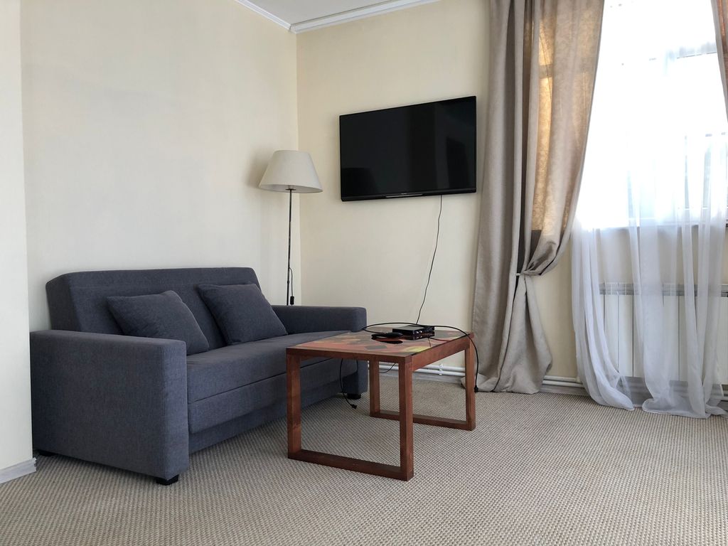 Двухместный номер с 1 кроватью стандарт с видом на Волгу