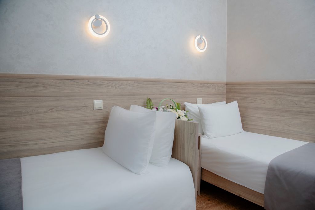 Двухместный номер с 2 отдельными кроватями стандарт с балконом