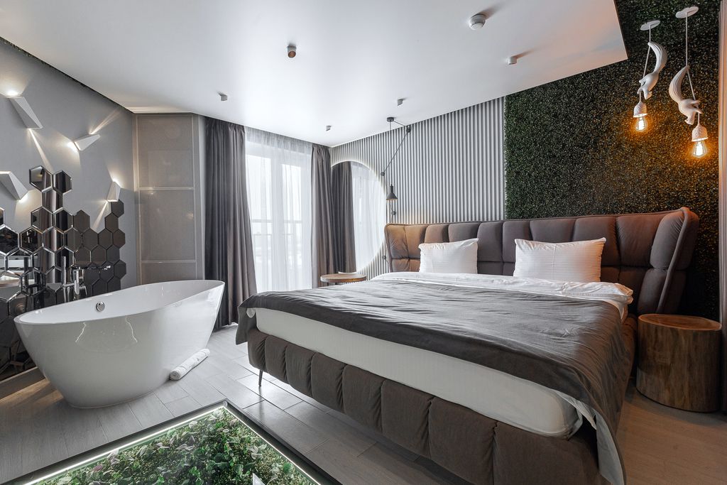 Двухместный номер с 1 кроватью GreenLux